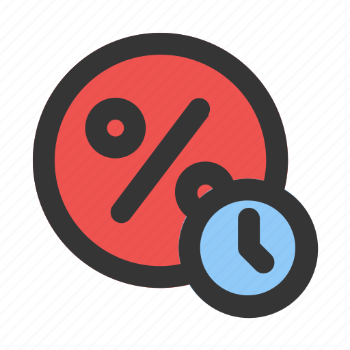 Limited, offer, sale, time, percentage, discount, timer icon - Download on Iconfinder