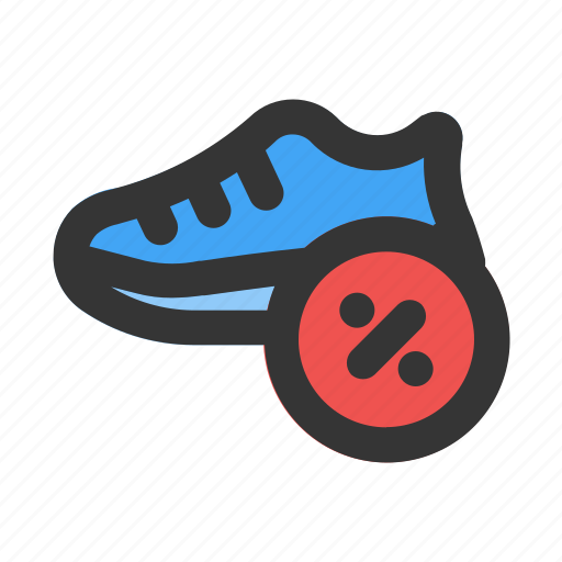 Shoes, sport, shoe, discount, percentage, sales icon - Download on Iconfinder