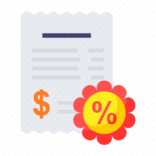 Payment, receipt, sale, invoice, discount, black friday, bill icon - Download on Iconfinder