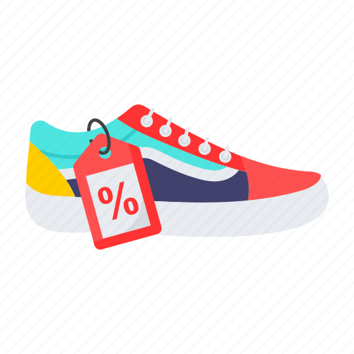 Shoes, sale, discount, black friday, sneakers, label, shoe icon - Download on Iconfinder