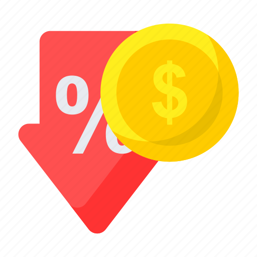 Cyber monday, low price, sale, down arrow, discount, black friday, offer icon - Download on Iconfinder