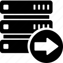 send server, data, send, server, upload, arrow, database