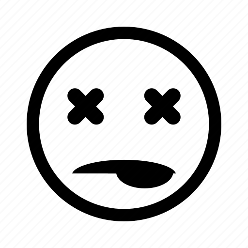 Corpse, dead, emoticon, tongue icon - Download on Iconfinder