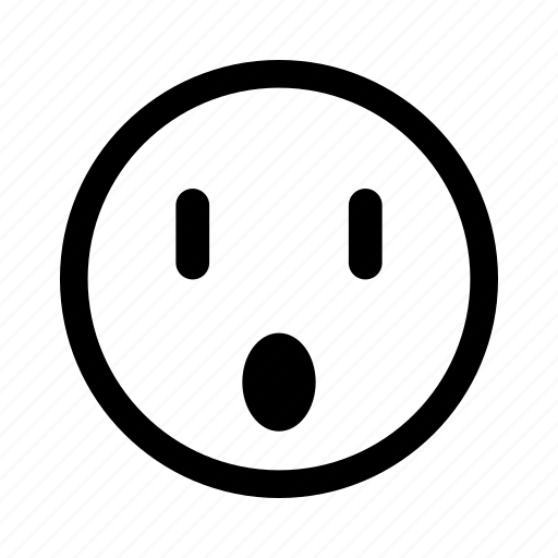Emoticon, shocked, surprised icon - Download on Iconfinder