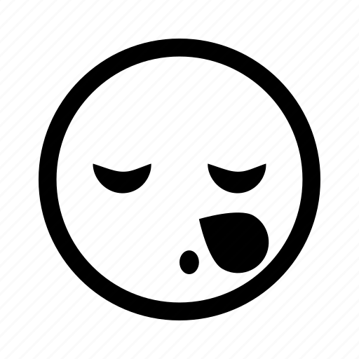 Bored, bubble, emoticon, sleep, sleepy, snore icon - Download on Iconfinder