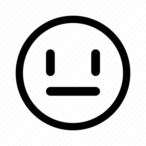 Emoticon, speechless, stunned icon - Download on Iconfinder