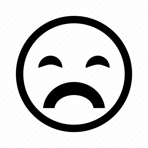 Cry, displeased, emoticon, sad, unhappy icon - Download on Iconfinder
