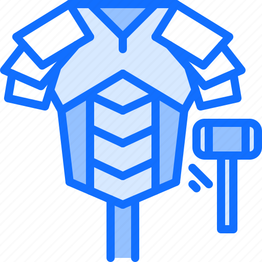 Armor, hammer, blacksmith, forging icon - Download on Iconfinder