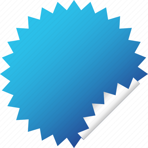 Blank, blue, label, sticker icon - Download on Iconfinder