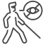 blind, blindness, disability, visually impaired, visual impairment, walking, cane 
