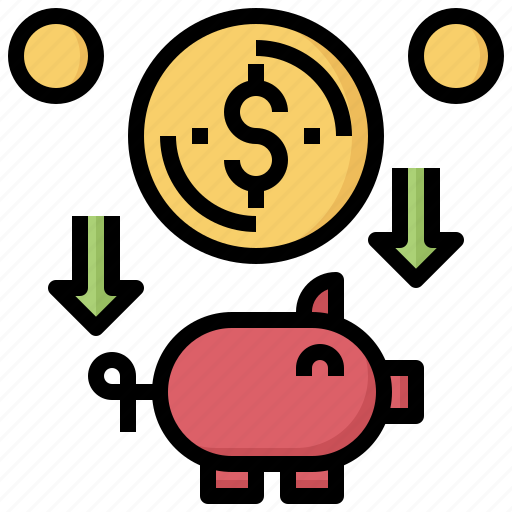 Bank, business, coin, funds, piggy, save, savings icon - Download on Iconfinder