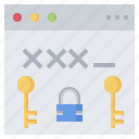 bolt, interface, locked, protection, security, symbols