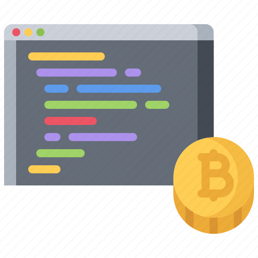 Bitcoin, code, coin, cryptocurrency, program, programming icon - Download on Iconfinder