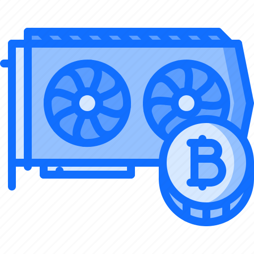 Bitcoin, card, coin, cryptocurrency, mining, video icon - Download on Iconfinder