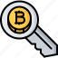 bitcoin, block, chain, coin, cryptocurrency, key 
