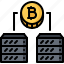 bitcoin, block, chain, coin, cryptocurrency, data, server 