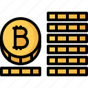 bitcoin, block, chain, coin, cryptocurrency