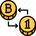 bitcoin, block, chain, coin, cryptocurrency, exchange