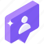 user chat, personal communication, personal message, person chat, user communication 