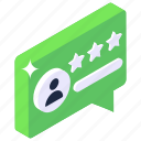 ranking message, feedback chat, testimonial chat, rating chat, comments 
