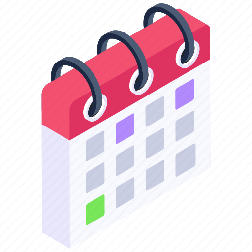 Calendar, reminder, datebook, daybook, yearbook icon - Download on Iconfinder