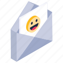 happy email, happy message, communication mail, correspondence, social media mail 