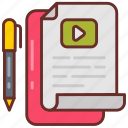 video, script, license, channel, documentation, document, rules, paper