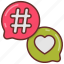 hashtag, hash, symbol, keyword, new, trends, favorite, topic, trend 