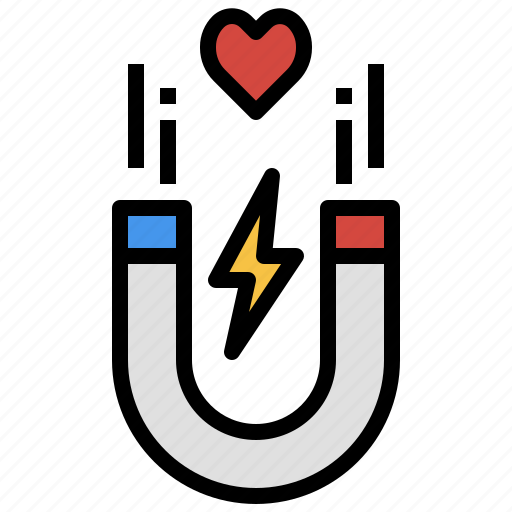 Heart, influencer, love, magnet, romance icon - Download on Iconfinder