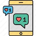 loving, chat, engagement, rate, social, digital