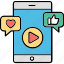 video, chat, reactions, response, feedback, appreciation 