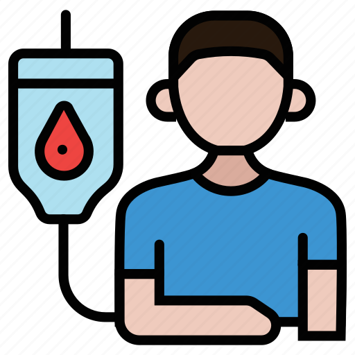 Blood, donation, transfusion, iv, bag, healthcare, donor icon - Download on Iconfinder