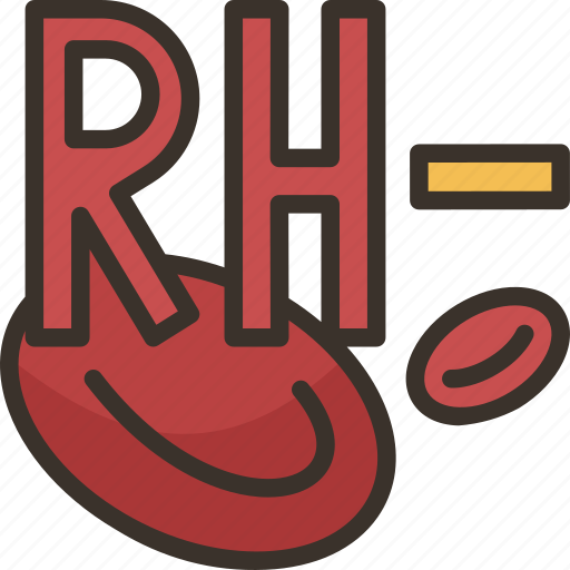 Rh, negative, blood, cell, group icon - Download on Iconfinder