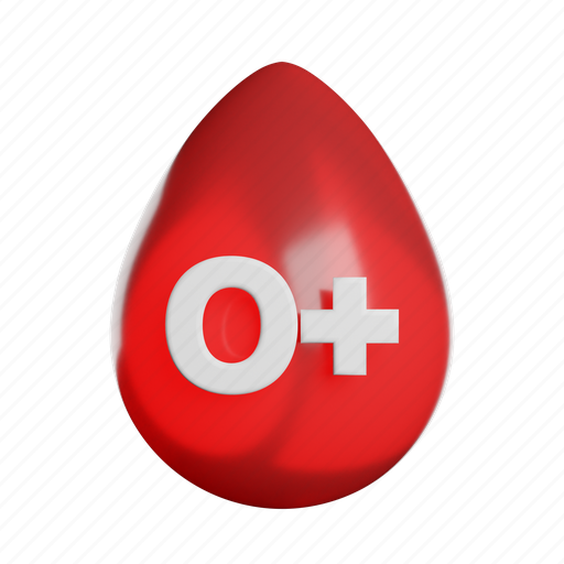 Blood, type, o, medical 3D illustration - Download on Iconfinder