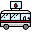 bus, blood, donation, healthcare, medical 