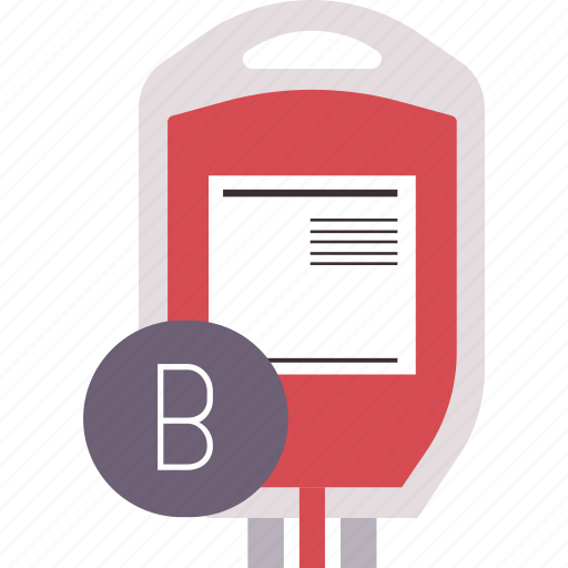 B, b blood group, blood, donation, donor, group, transfusion icon - Download on Iconfinder