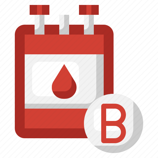 Blood, bag, type, b, medical, instrument, iv icon - Download on Iconfinder