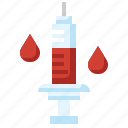 syringe, blood, donation, inject, medical, tool