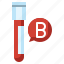 test, tube, type, b, blood, lab 