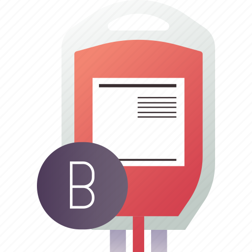 B, b blood group, blood, donation, donor, group, transfusion icon - Download on Iconfinder