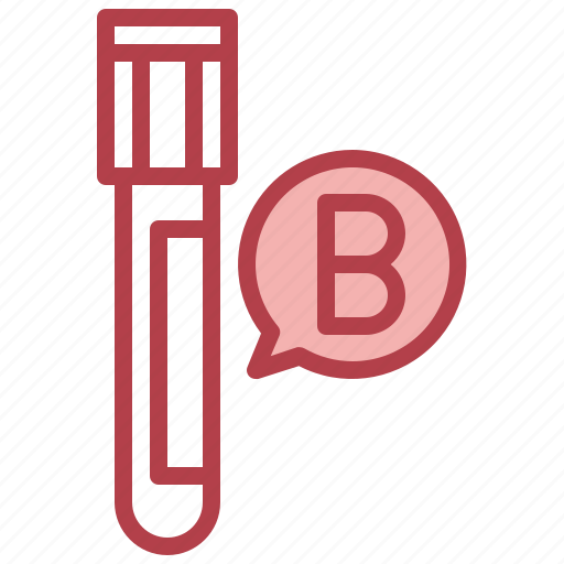 Test, tube, type, b, blood, lab icon - Download on Iconfinder