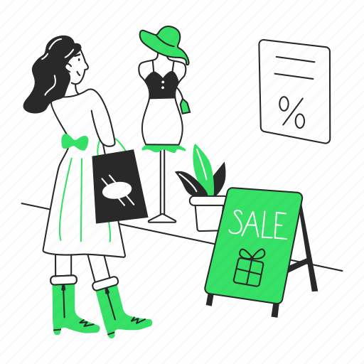 Looks, shop, window, market, shopping, store, sale illustration - Download on Iconfinder