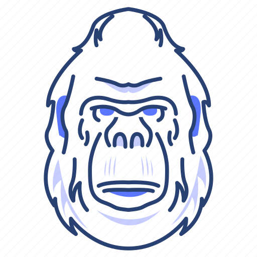 Animal, face, gorilla, zoo icon - Download on Iconfinder