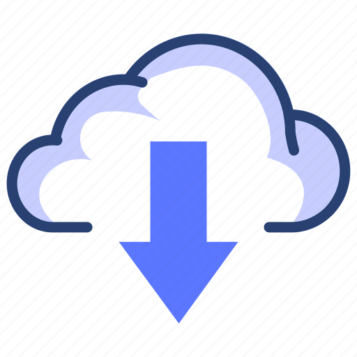 Arrow, download, down, cloud, data icon - Download on Iconfinder