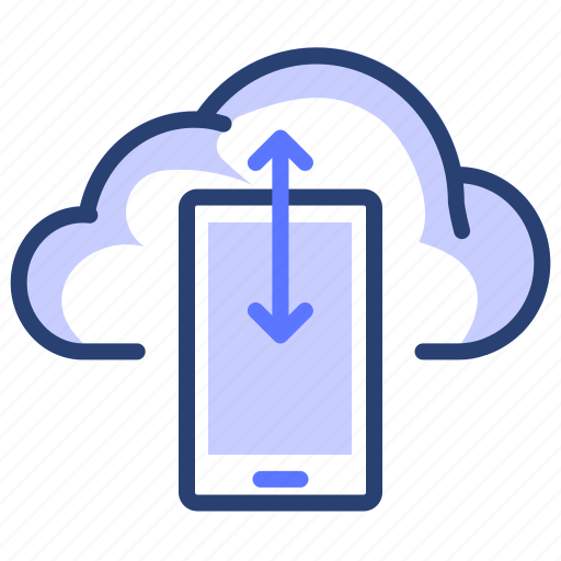 Phone, cloud, data, mobile icon - Download on Iconfinder