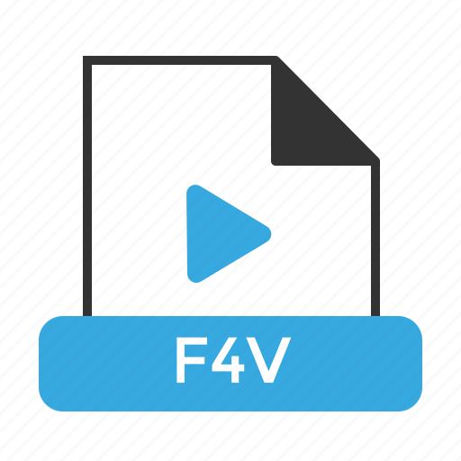 F4v, file, format icon - Download on Iconfinder