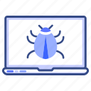 bug, laptop, insect