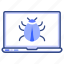 bug, laptop, insect 