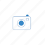blue, photo, camera, shot 