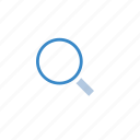 blue, marketing, search, look for, magnifying glass 